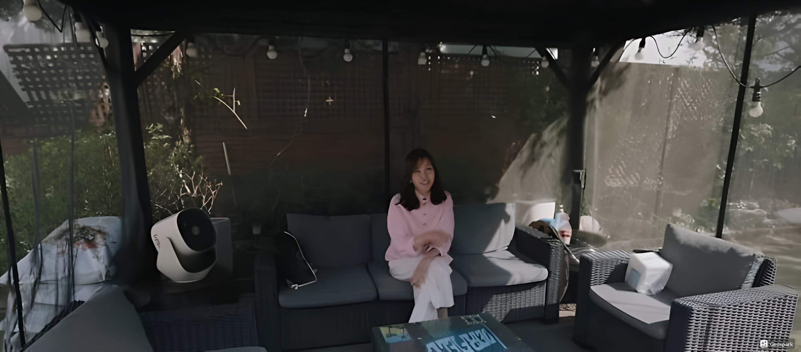 김남주 엄마가 가꾼 집 정원에서
