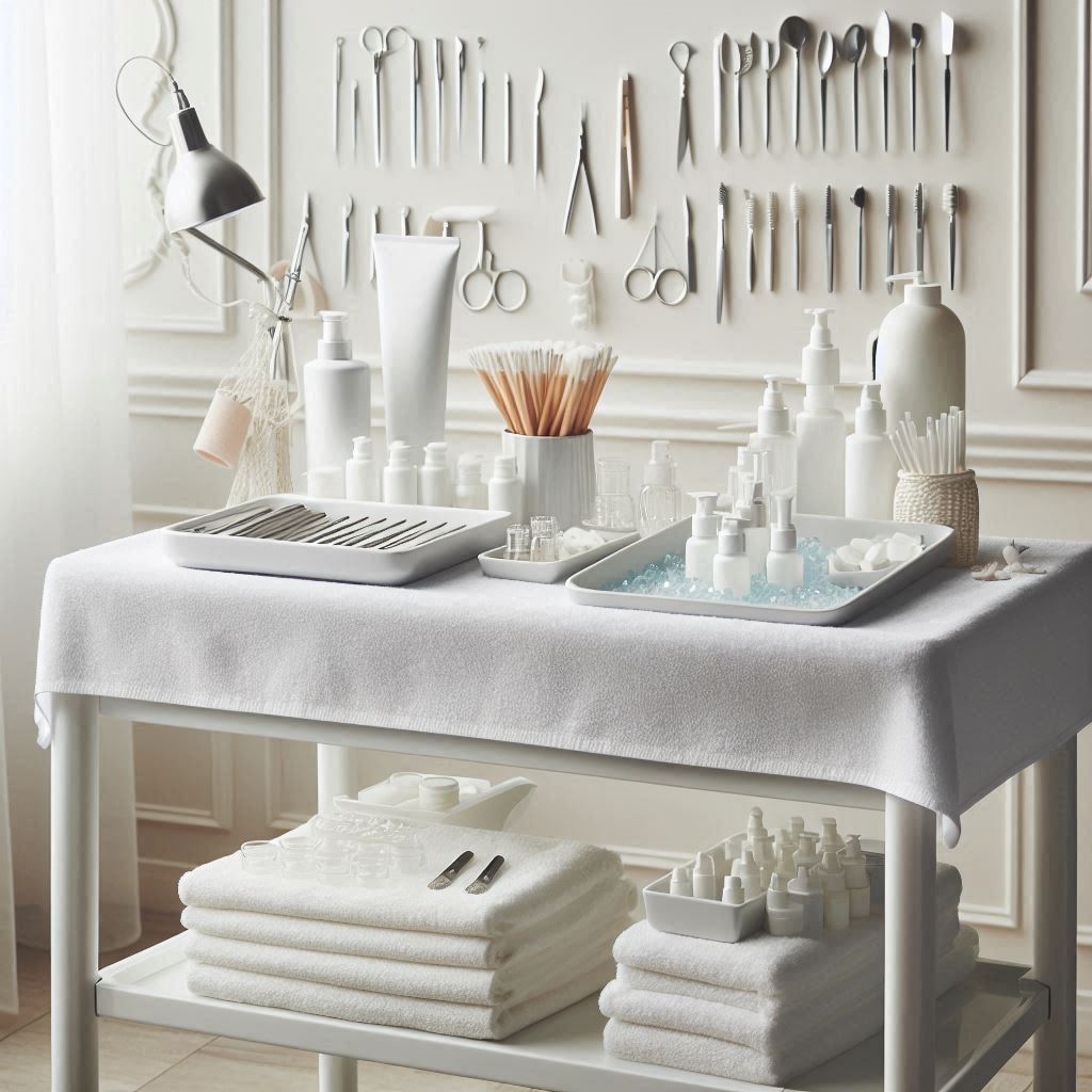 피부,체형관리 샵 배경