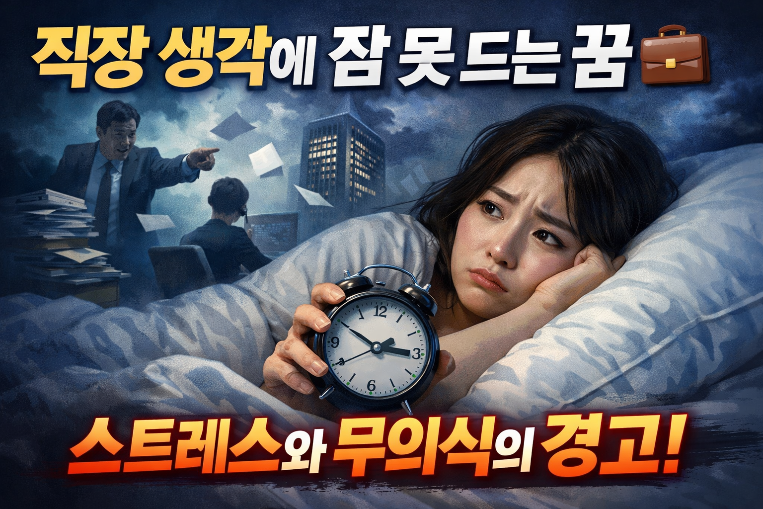 직장 생각에 잠 못 드는 꿈