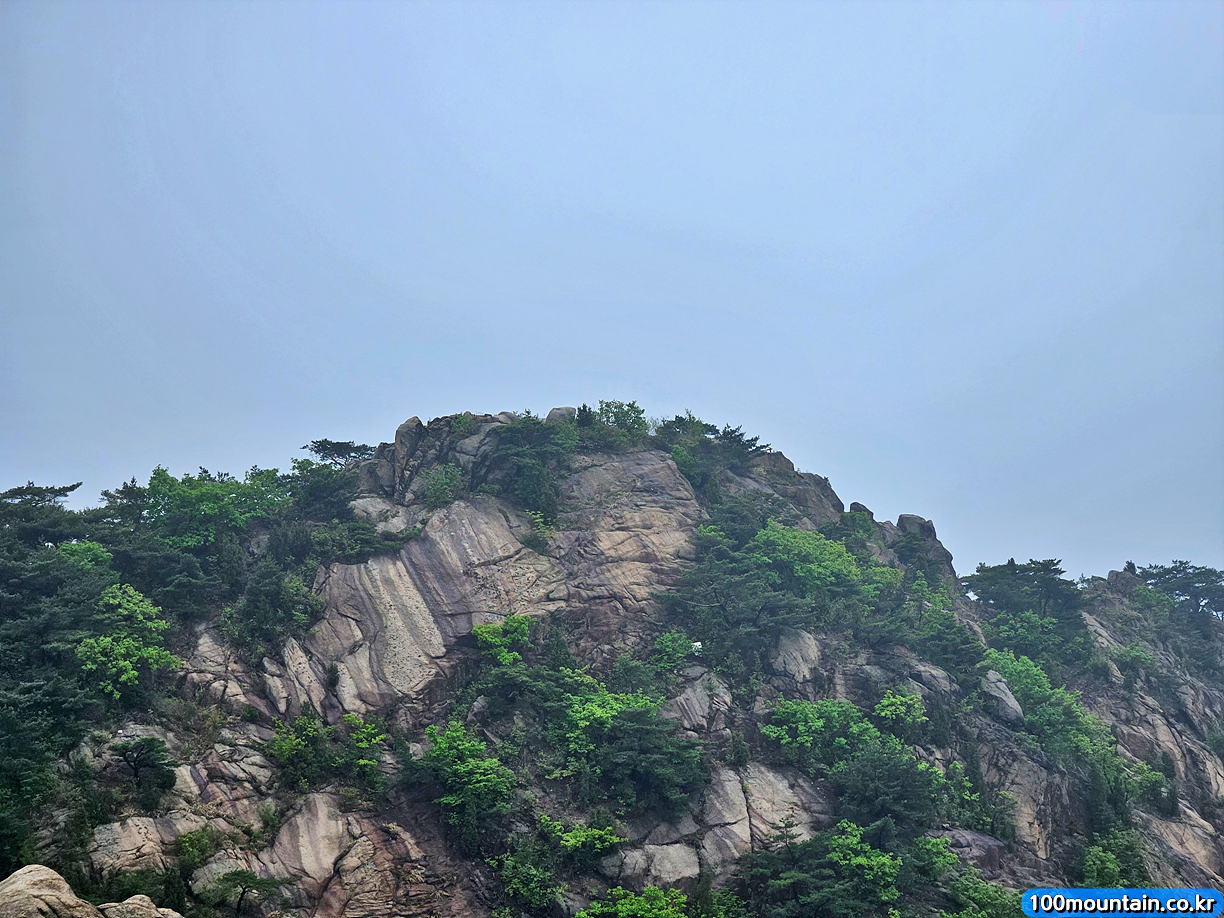 당겨본 향로봉 정상
