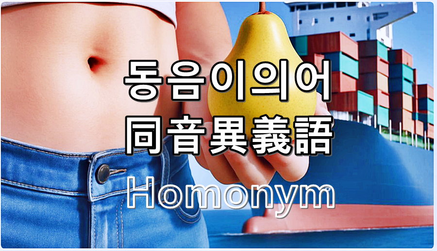 한글 동음이의어(同音異義語),Homonym
