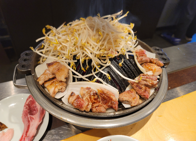 양갈비와 숙주