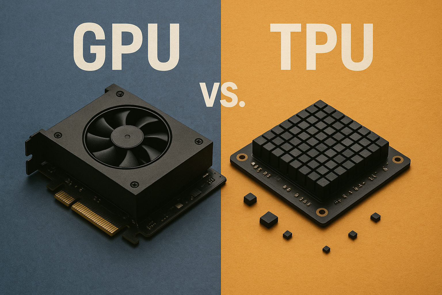 GPU vs TPU 이미지