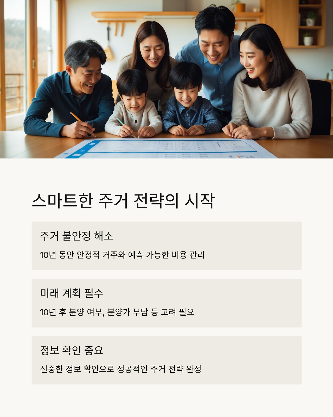 스마트한 주거 전략의 시작