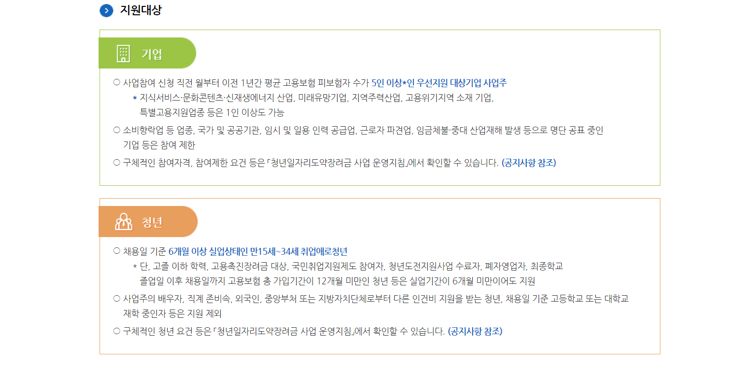 정년 일자리도약장려금