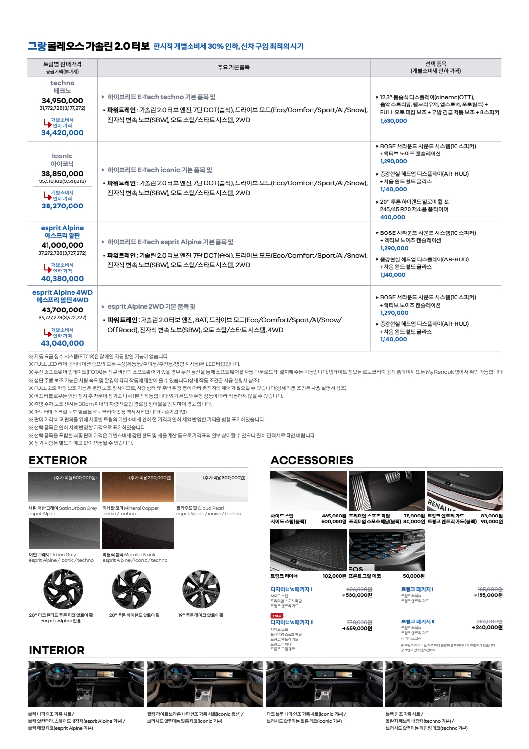 르노 그랑콜레오스