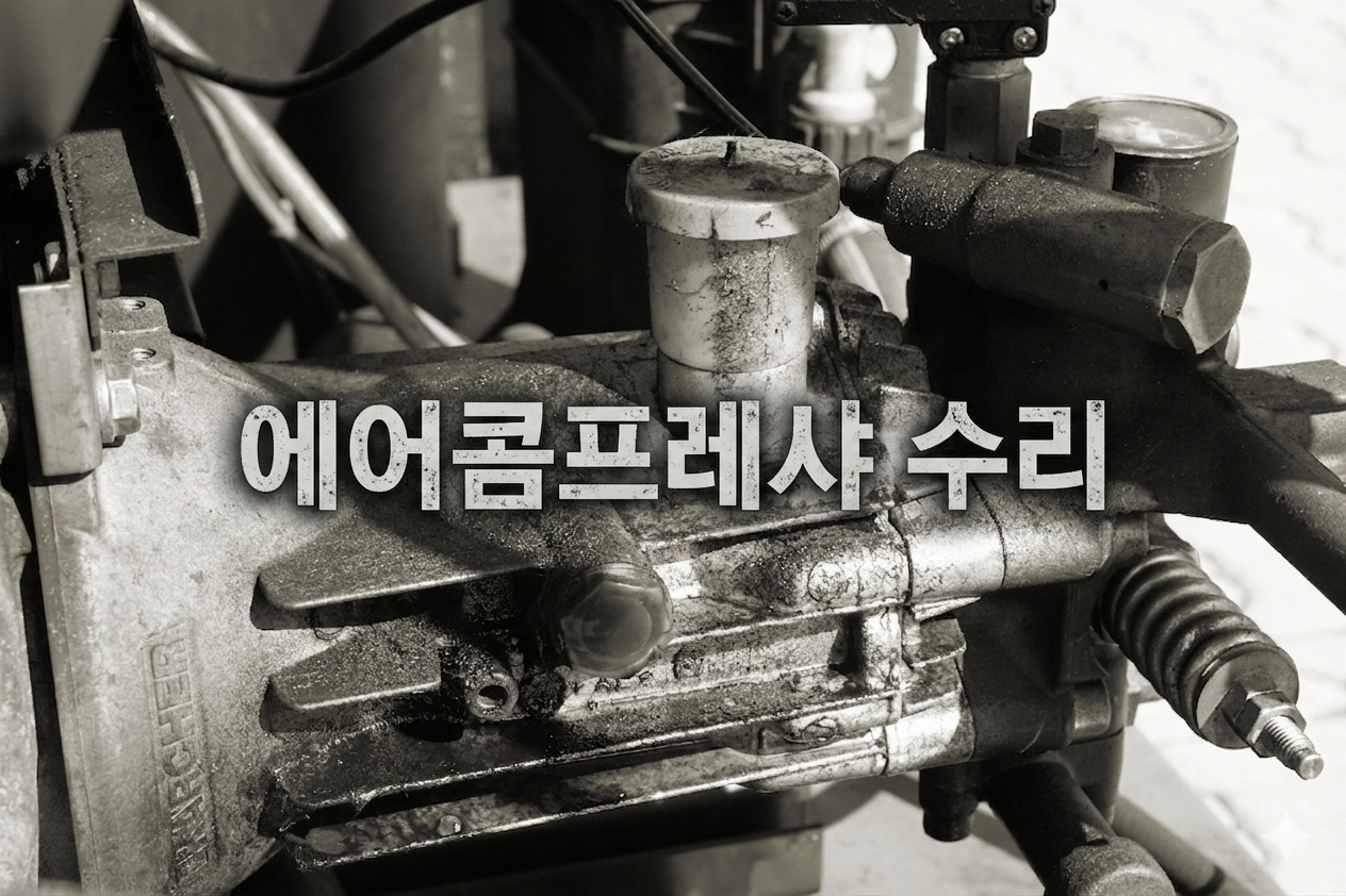 에어콤프레샤 수리