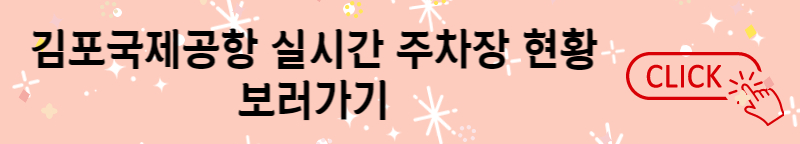 김포공항 주차요금 주차비 50% 할인 및 국내선 주차대행 (다자녀 할인)