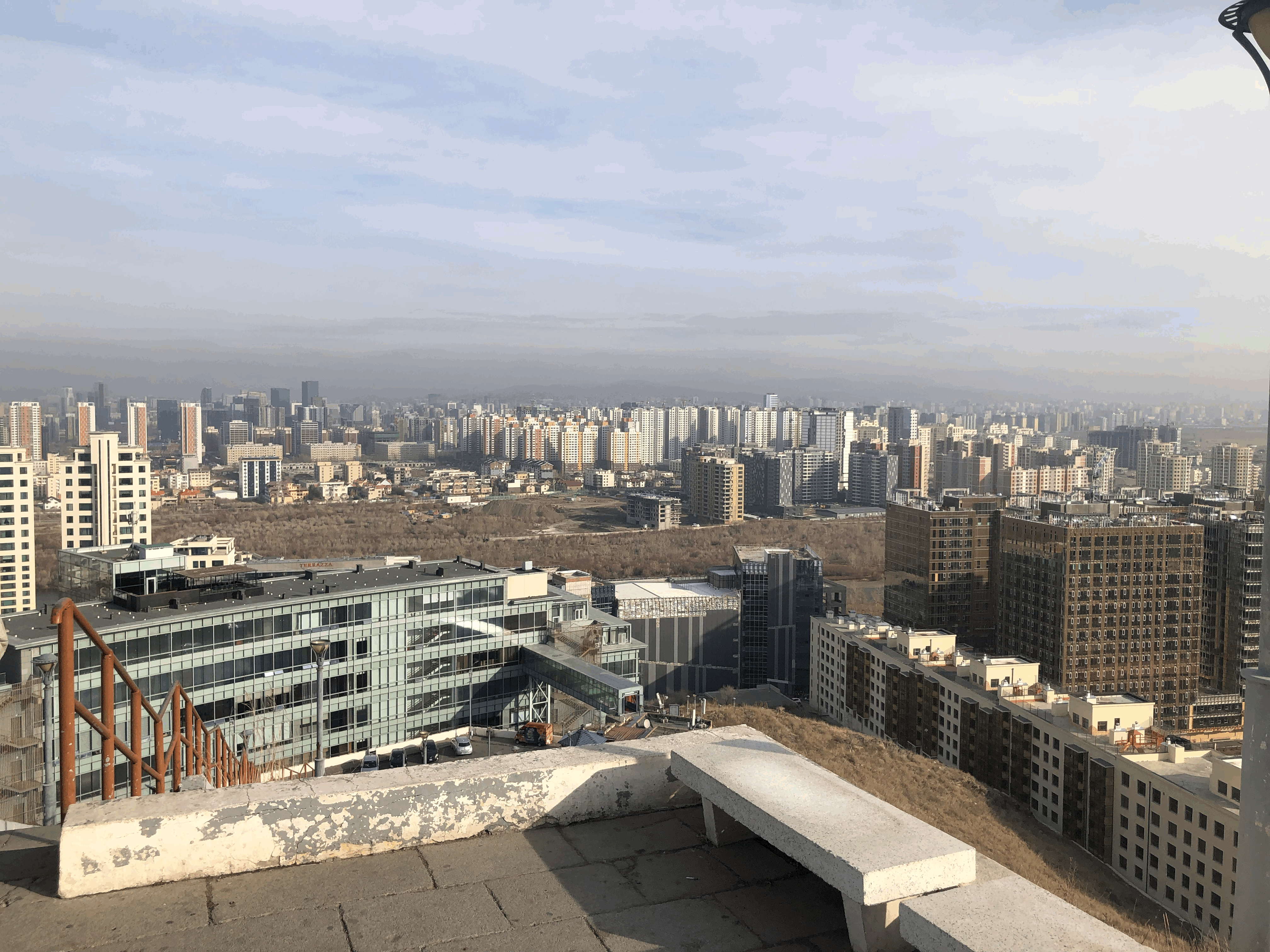 자이승 전망대에서 울란바토르 시내 전경