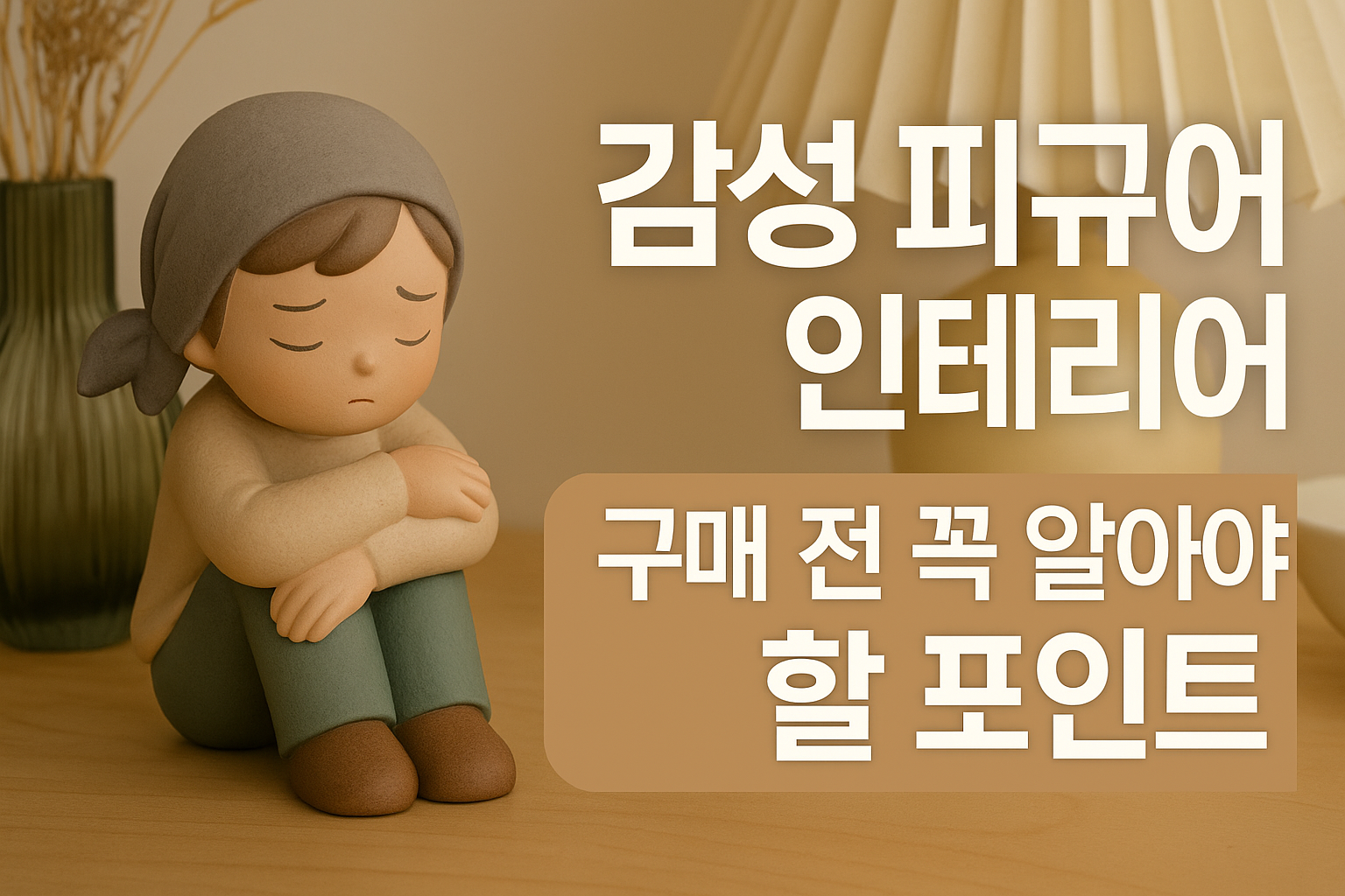 감성 피규어 인테리어