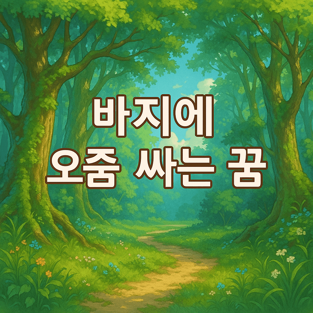 바지에 오줌 싸는 꿈 해몽