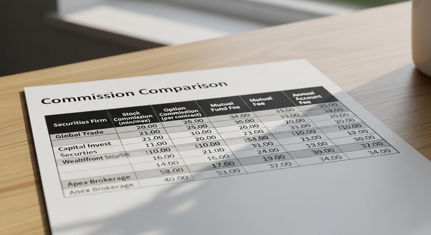 증권사 수수료 비교 기준