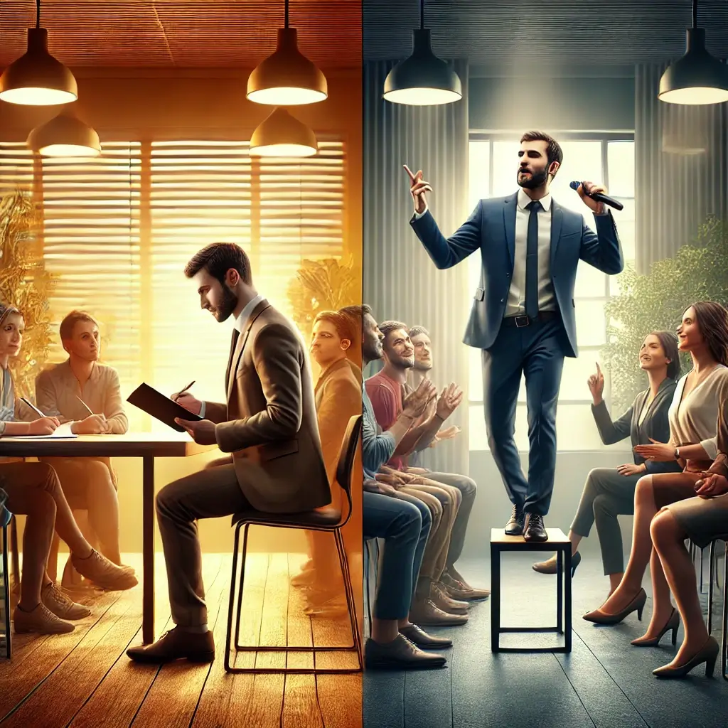 업무 스타일에 따른 성격 유형: 내향적 리더 vs. 외향적 리더