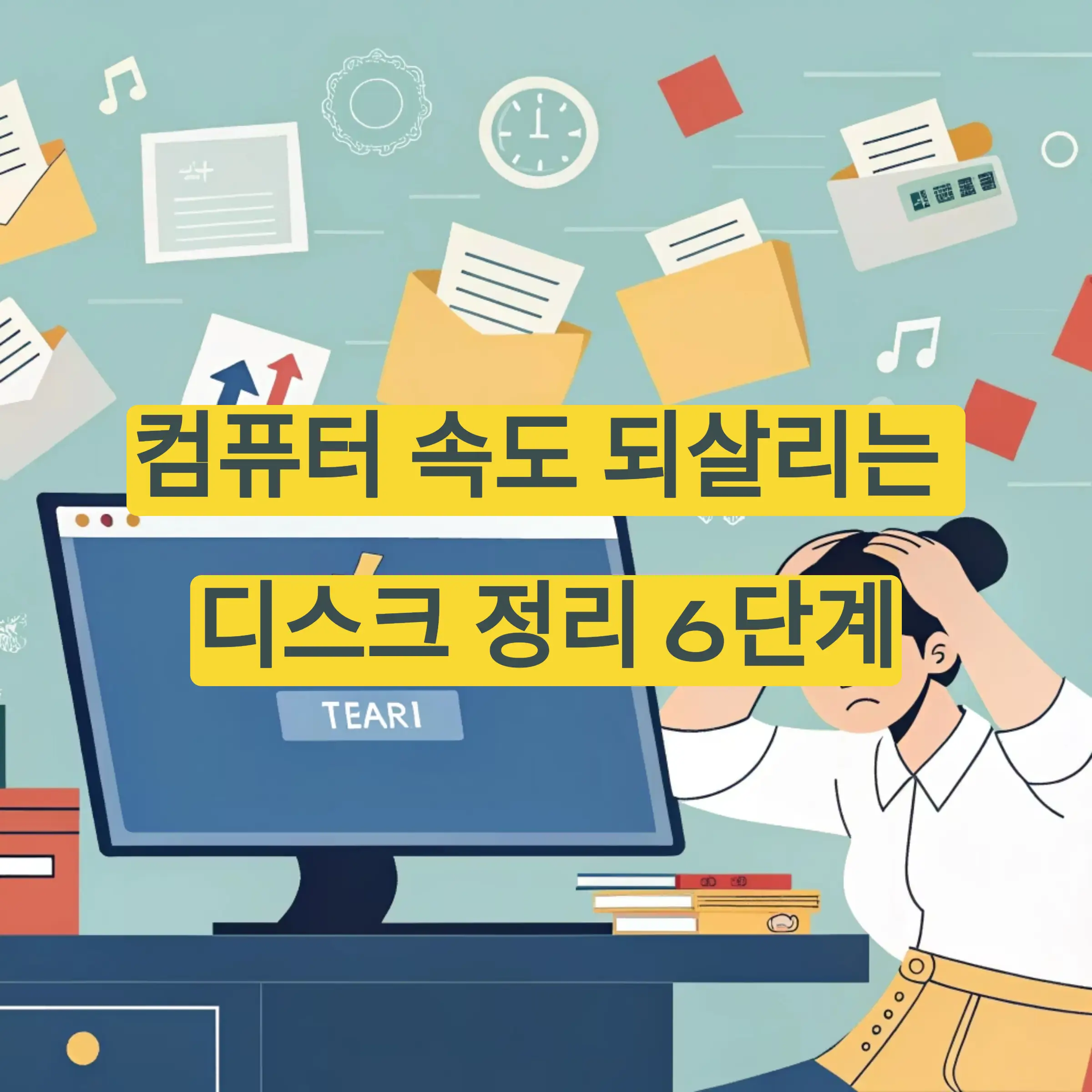 컴퓨터 속도 되살리는 디스크 정리