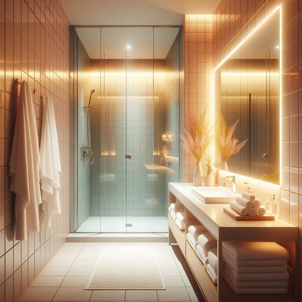 피부,체형관리 샵 배경