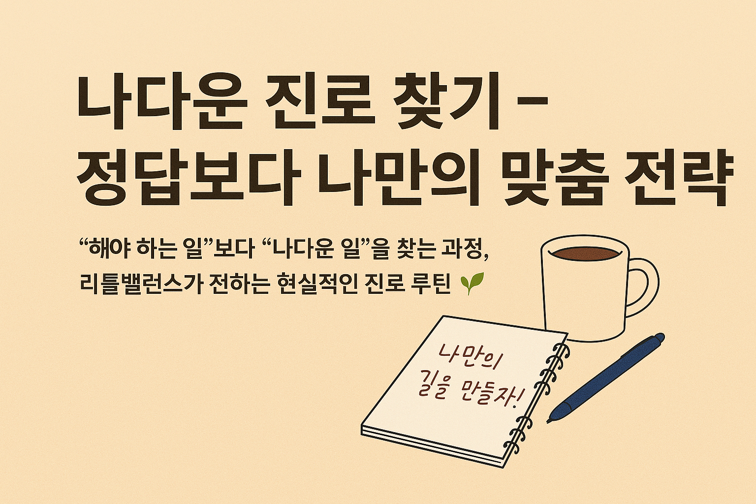 대학생 진로 루틴 &ndash; 전공 밖에서 나를 찾는 법