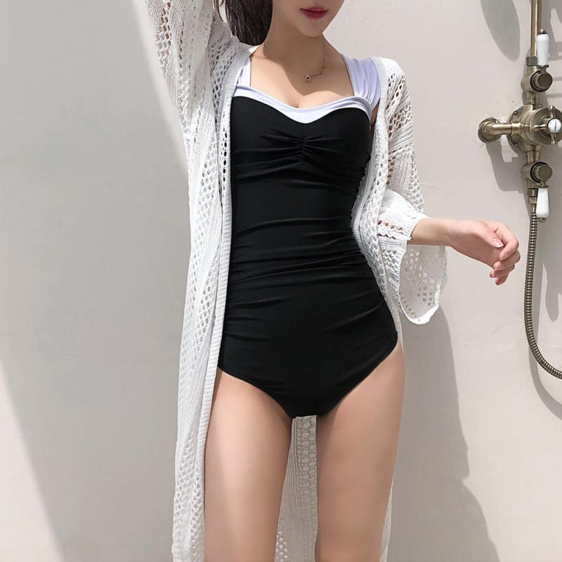 스왑 커버업 여름 그물 롱 비치 로브 가디건