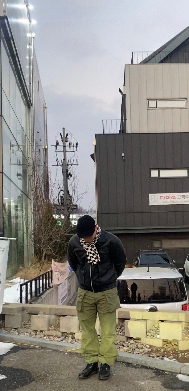 데일리룩(오뭘입) 자라헌팅캡, 더매드니스 체크보드목도리, 스페로네 A-2자켓, 아웃스탠딩 조거카고, 레드윙 아이언레인저, 남자데일리룩, 남자데일리코디, 남자데일리패션, ootd