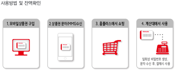 홈플러스 모바일 상품권 사용법