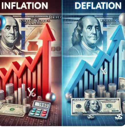 인플레이션과 디플레이션 차이점과 경제적 영향