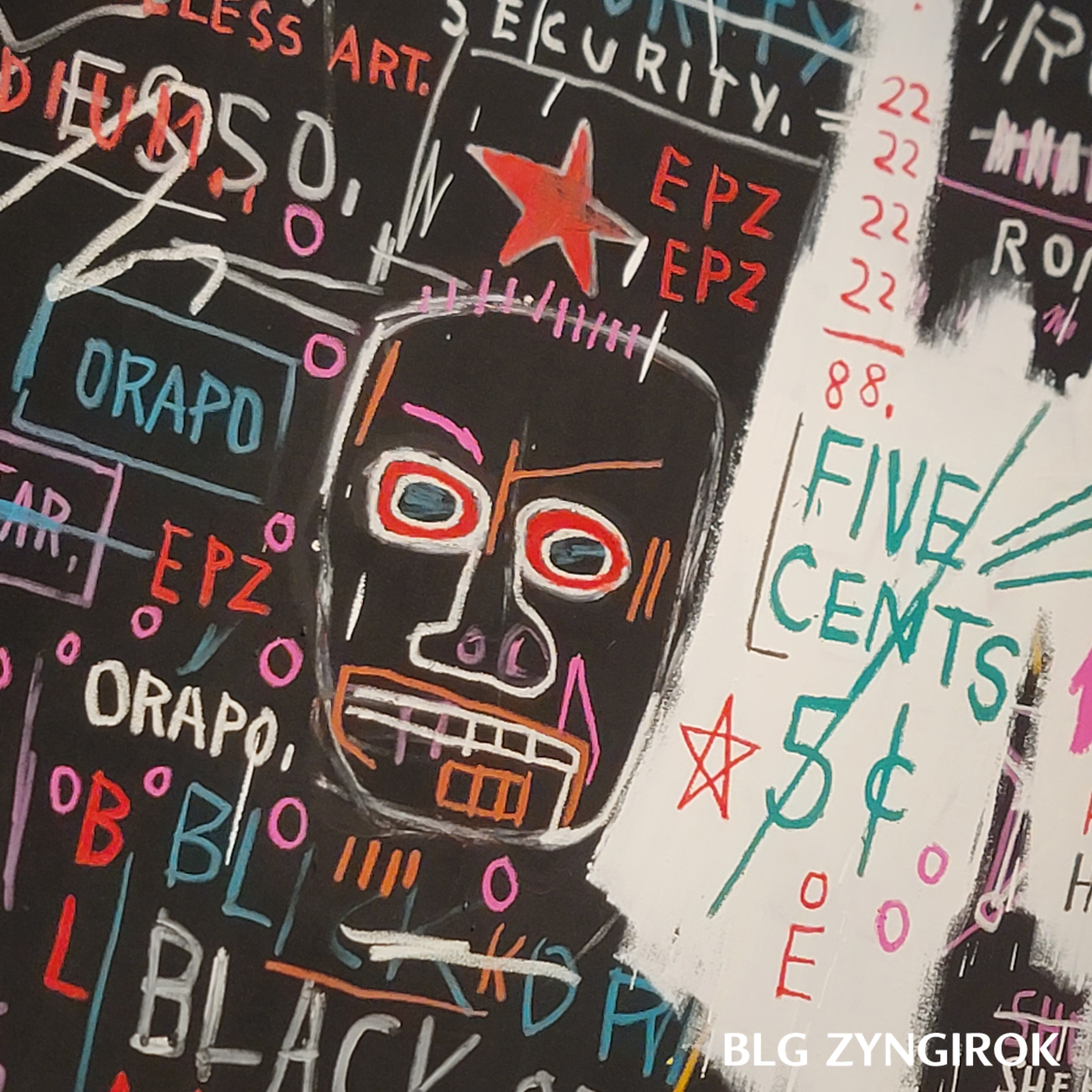 장미셀 바스키아 - 과거와 미래를 잇는 상징적 기호들