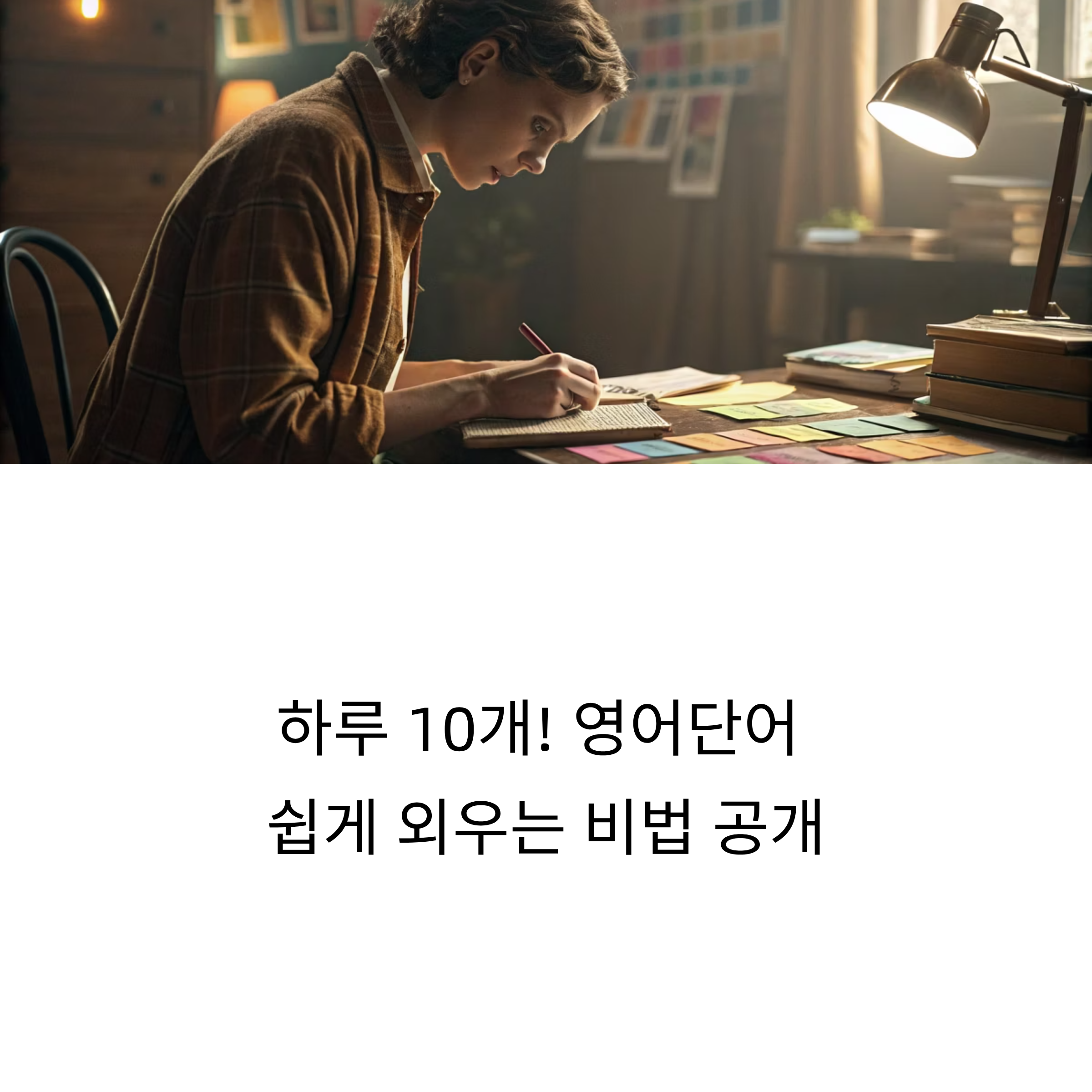 하루 10개! 영어단어 쉽게 외우는 비법 공개