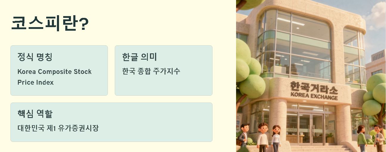 코스피란 뜻