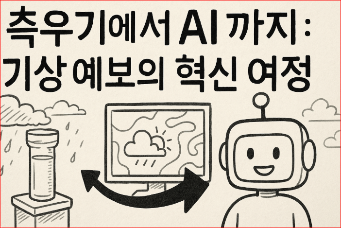 측우기에서 AI까지: 기상예보의 혁신 여정