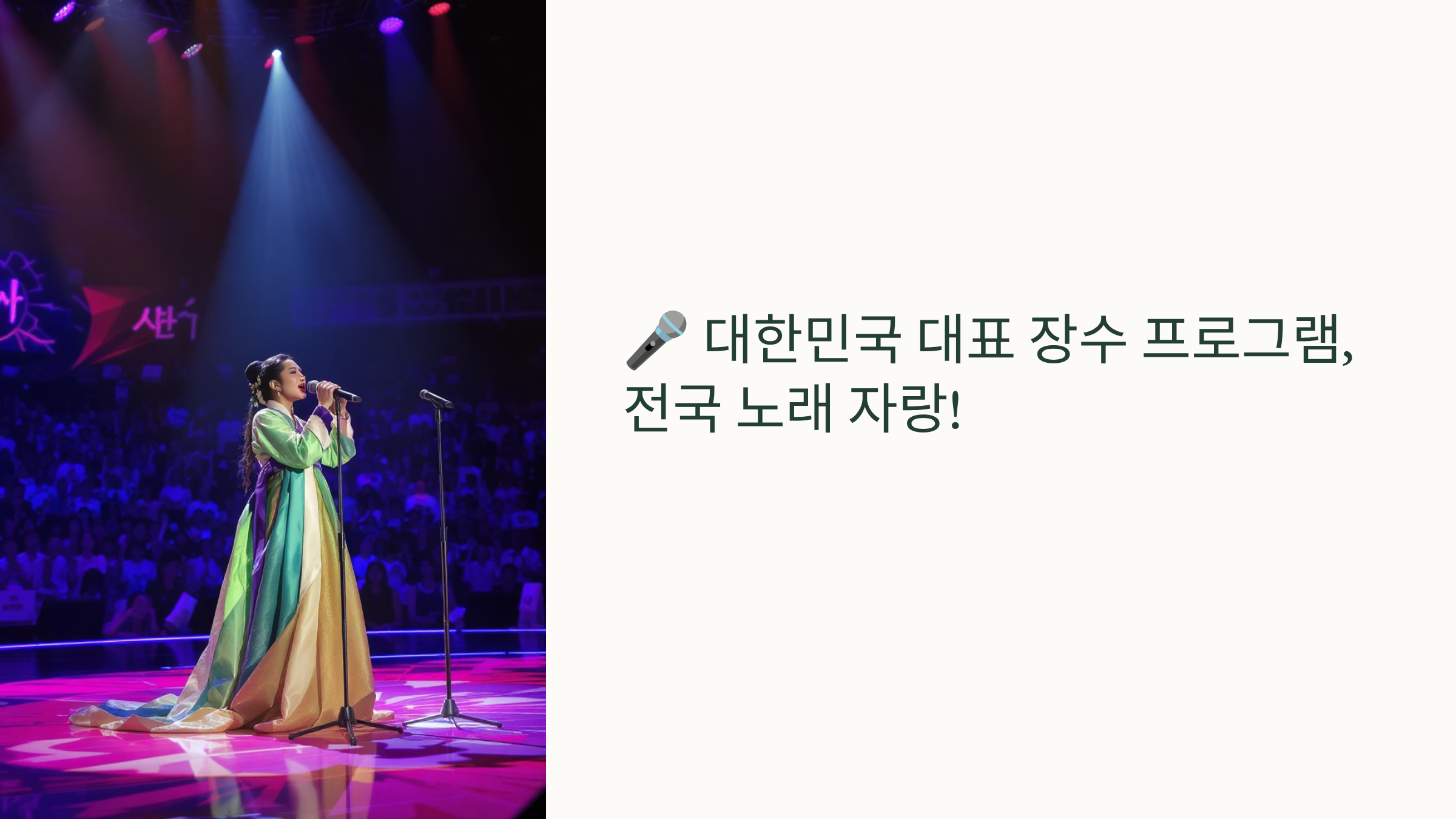 대한민국 대표 장수 프로그램, 전국 노래 자랑