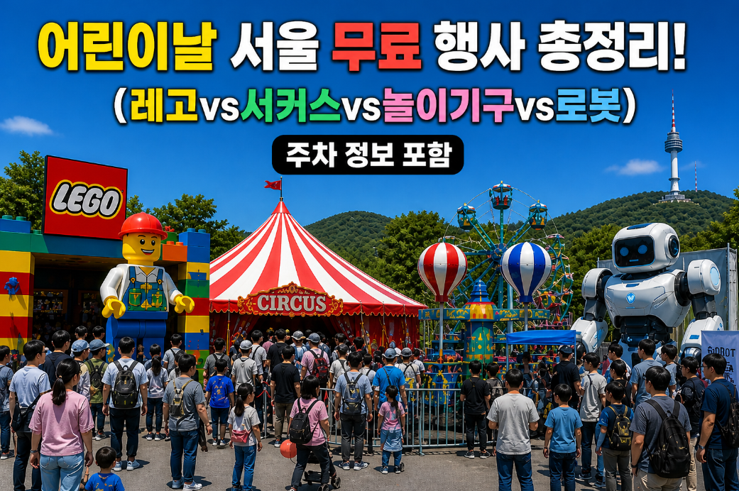 어린이날 서울 무료행사 5곳 주차까지 완벽정리