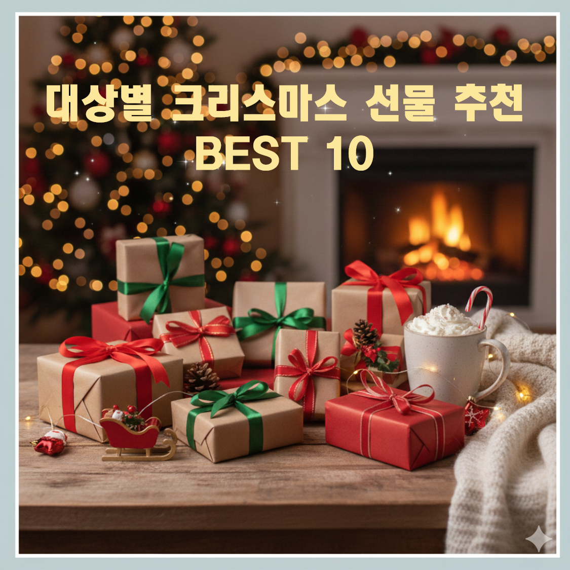 대상별 크리스마스 선물 추천 BEST 10