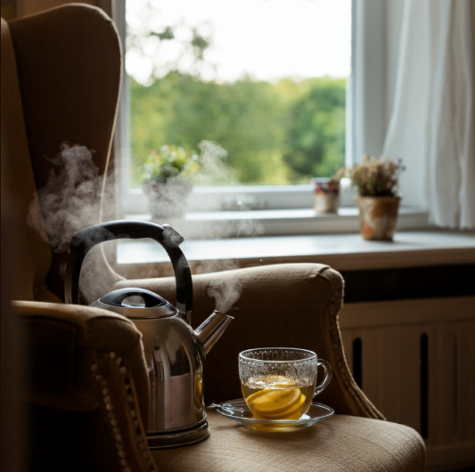 따뜻한 물 자주 마시기