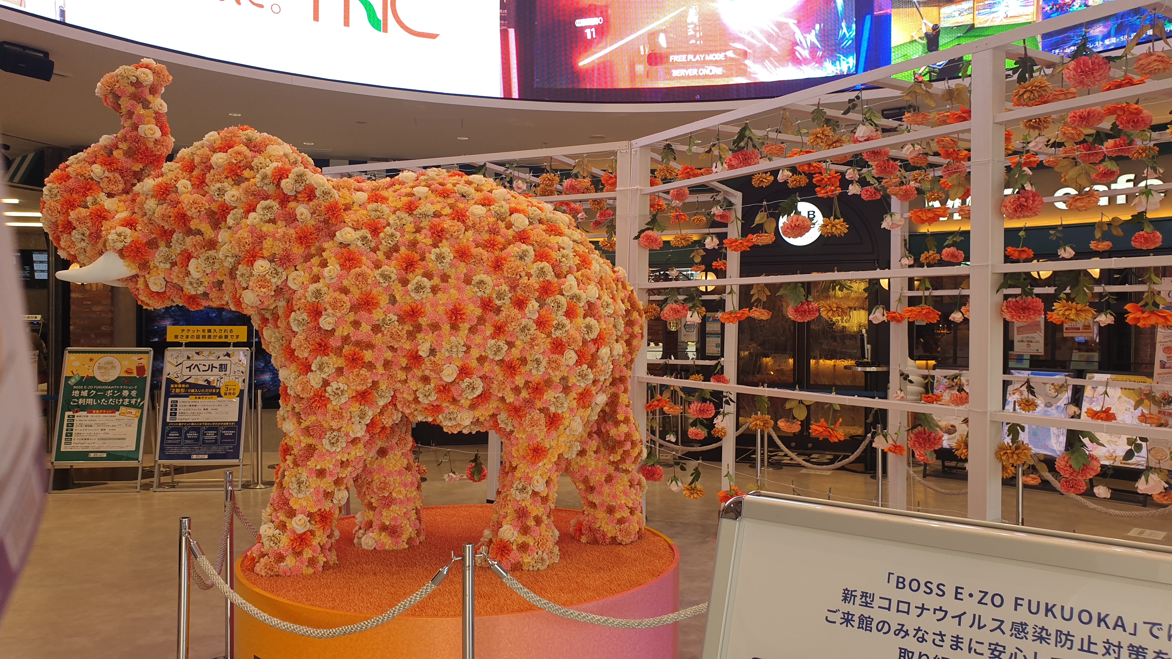 후쿠오카돔 별관 이벤트의 모습