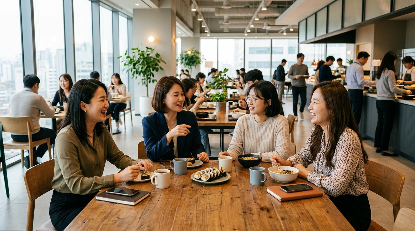직원식당은 회사의 소통공간