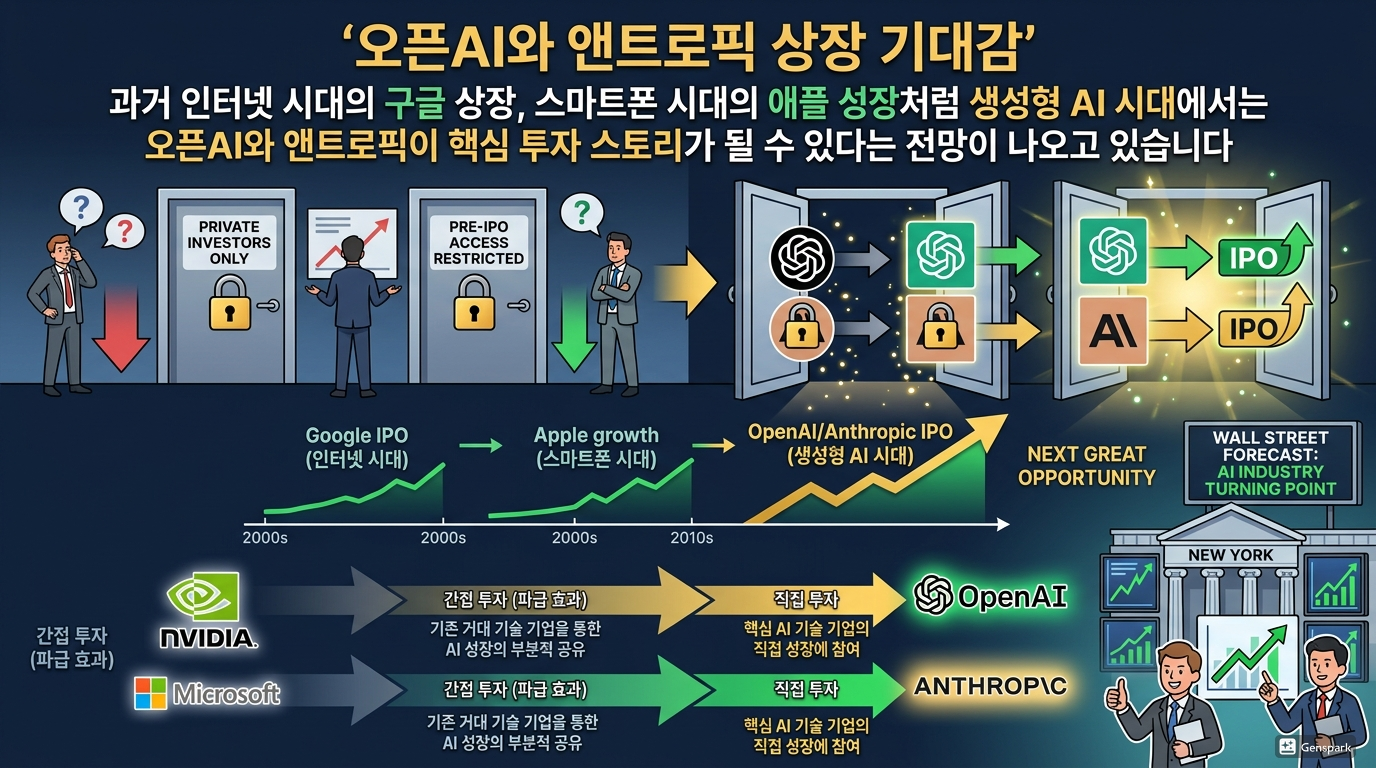 오픈AI와 앤트로픽 상장 기대감