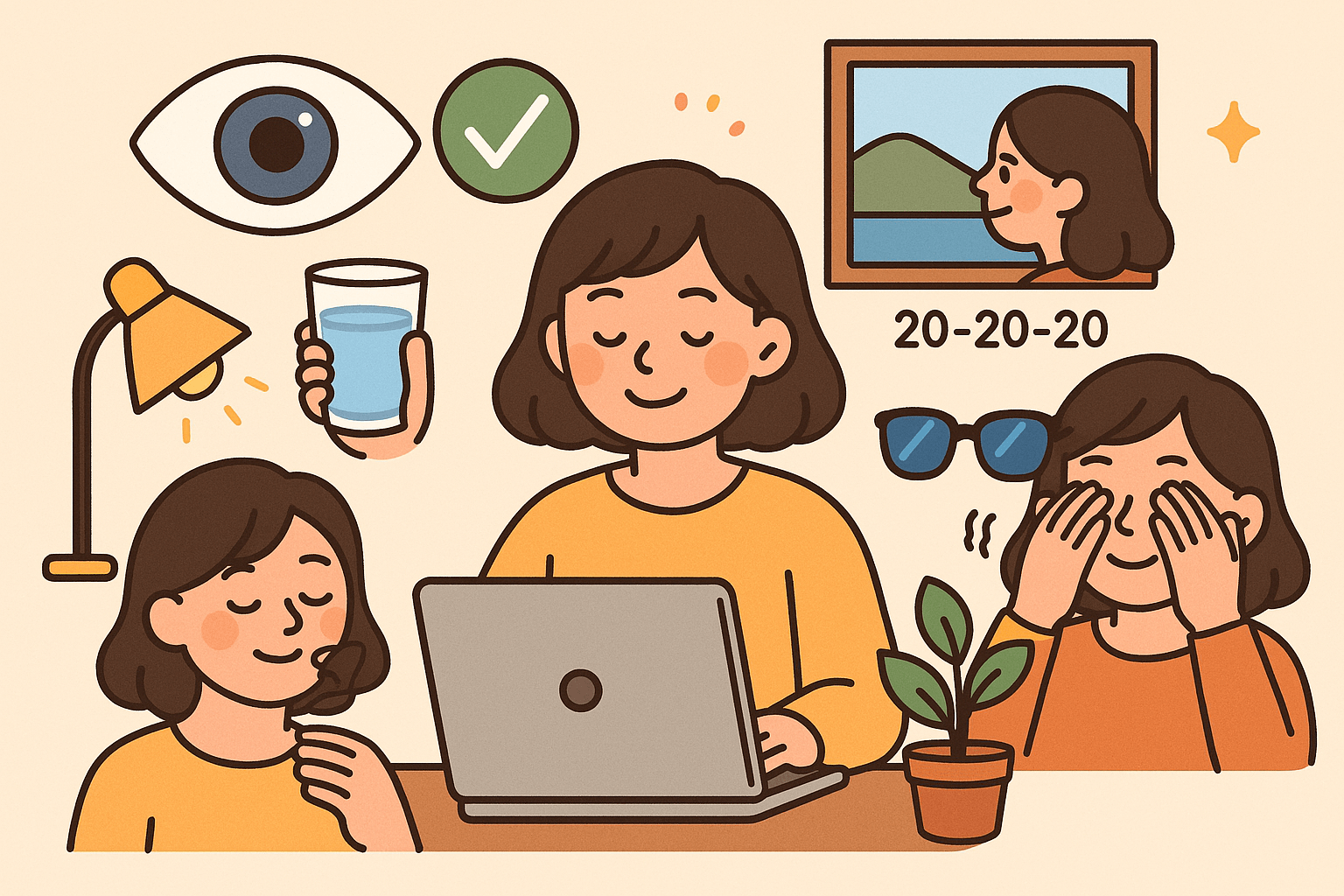 눈 건강을 지키는 일상 속 습관들