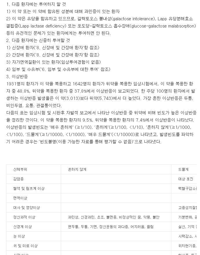 서카딘서방정2mg-복용-주의사항