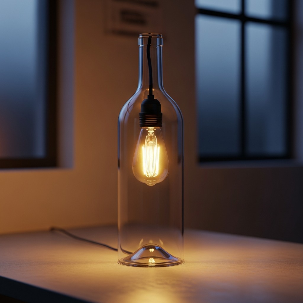 에디슨전구 무드등 점등