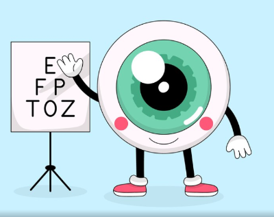 안구를 나타내는 일러스트