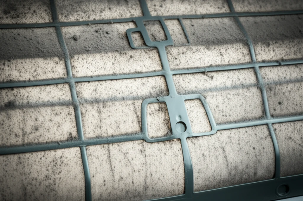 에어컨 필터 청소: 곰팡이 세균 없이