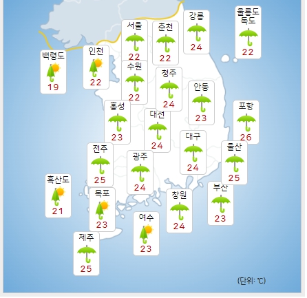 오늘 오전 날씨