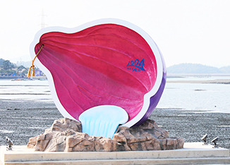 신안 퍼플섬 풍경사진