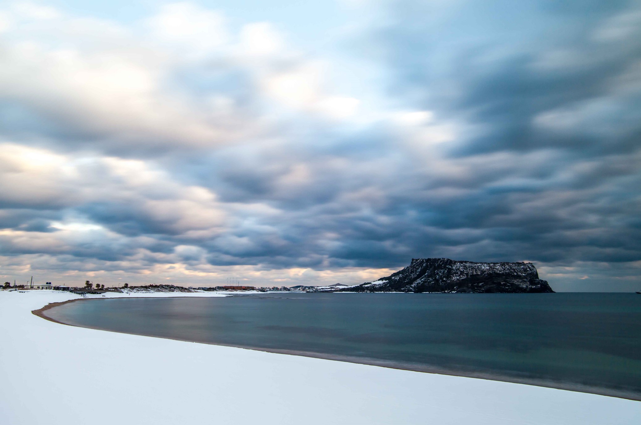 성산일출봉의-겨울