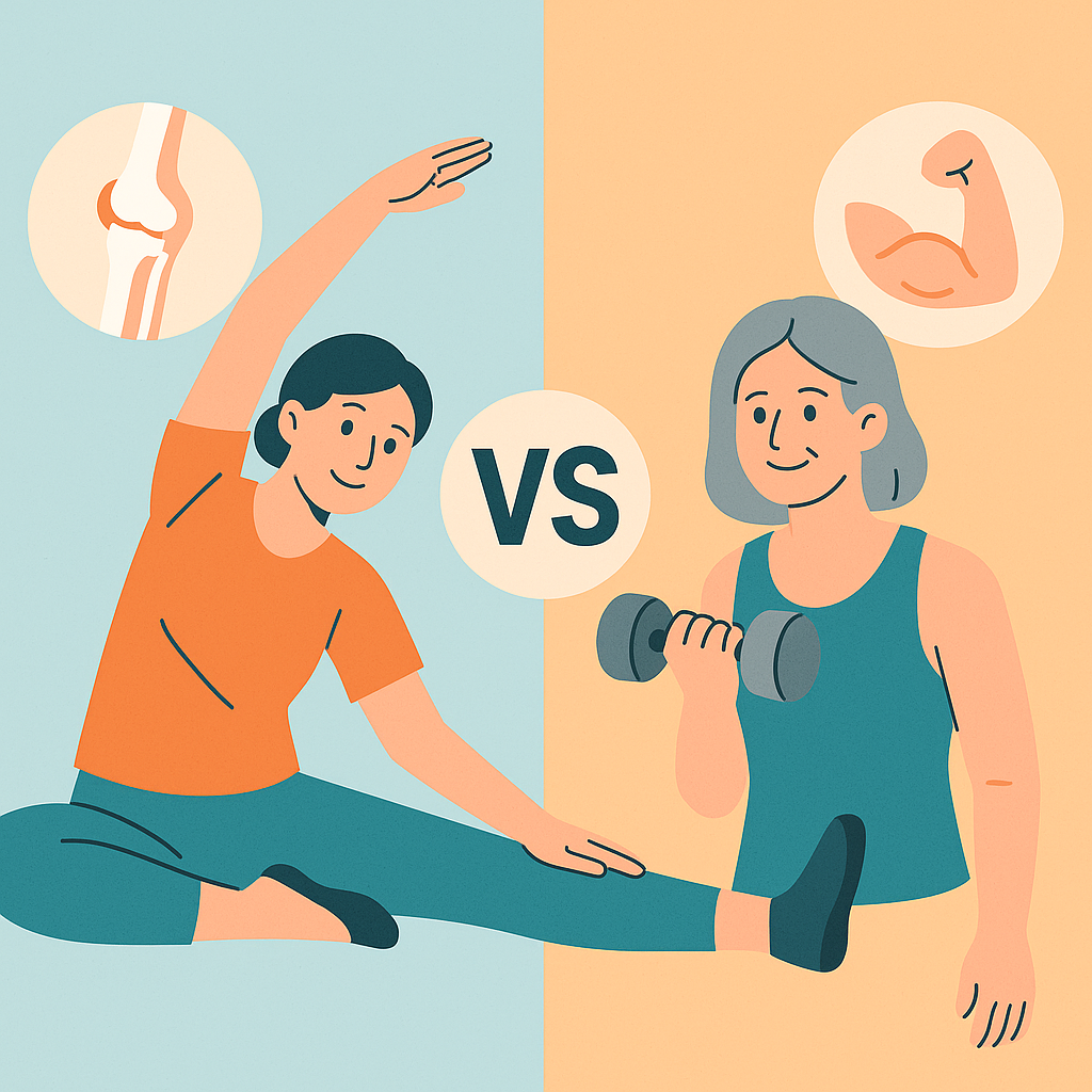 스트레칭 vs 근력운동, 중년 여성에게 더 필요한 운동은?