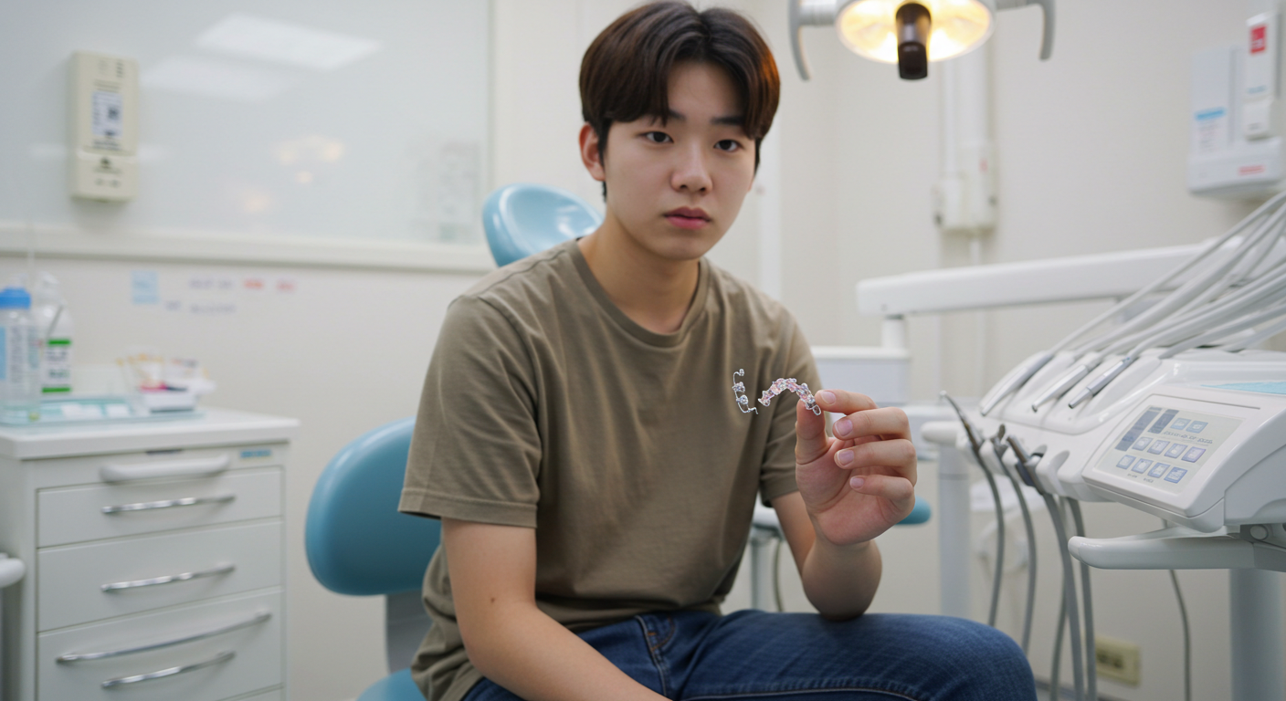 철사자극, 교정팁, 치아관리