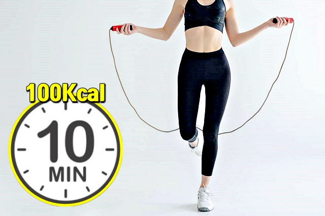 10분 다이어트 100칼로리 운동,줄넘기