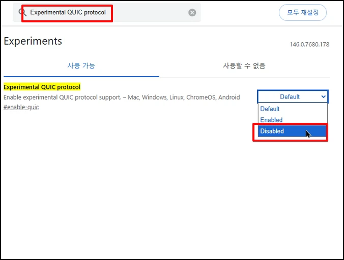 Experimental QUIC protocol"