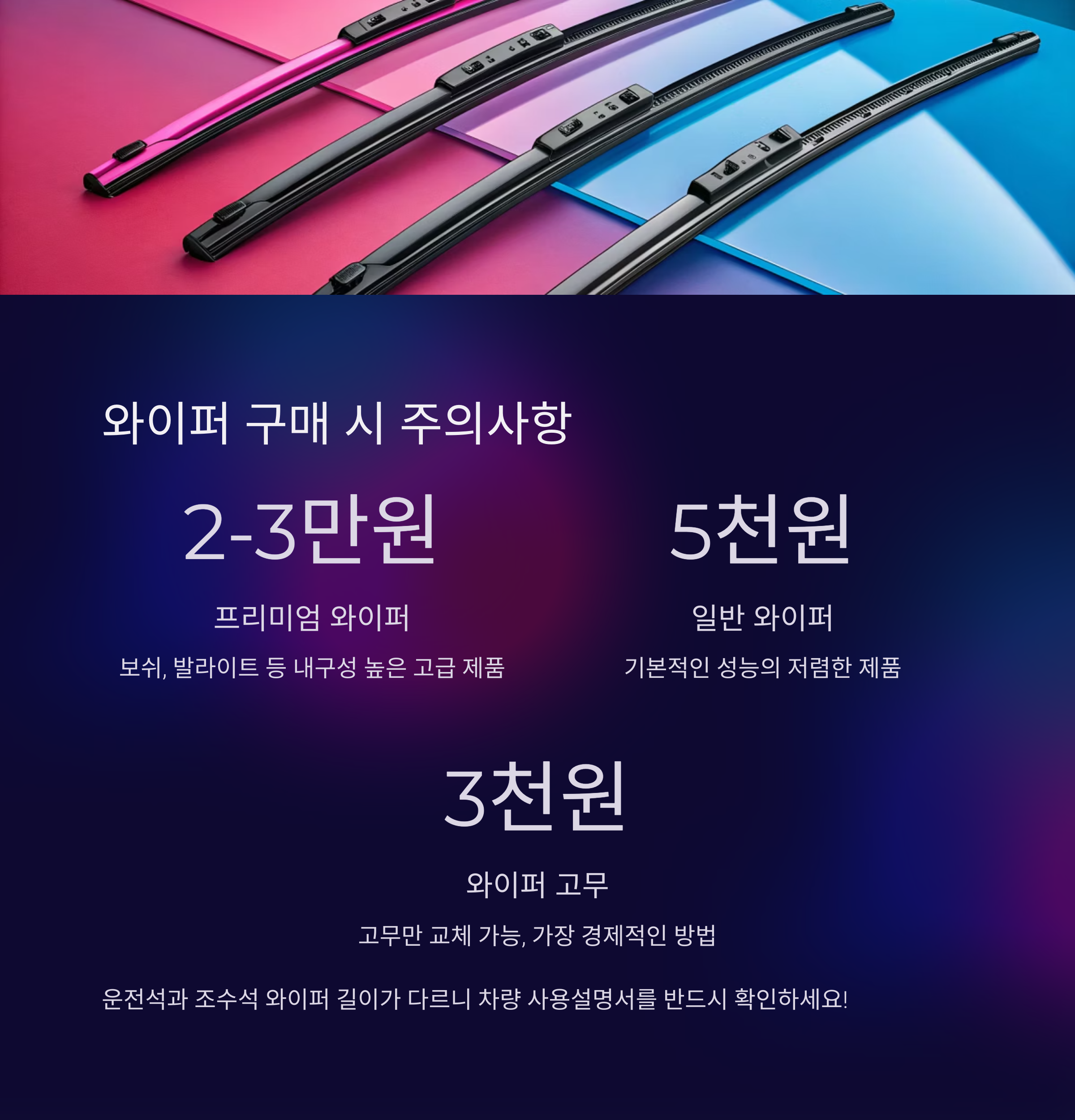 자동차 와이퍼