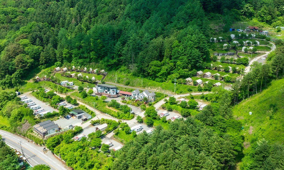 가평 명지산 카라반 글램핑장