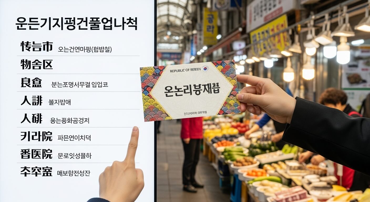 온누리상품권 사용처